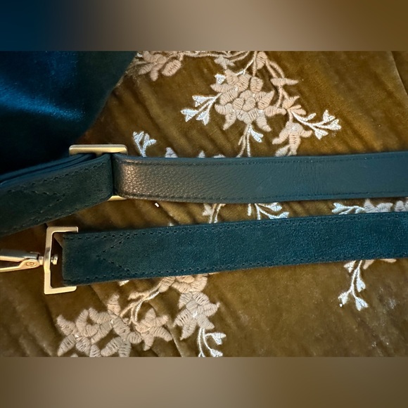 HAMMITT Forest Green Suede Crossbody Bag - Picture 9 of 9